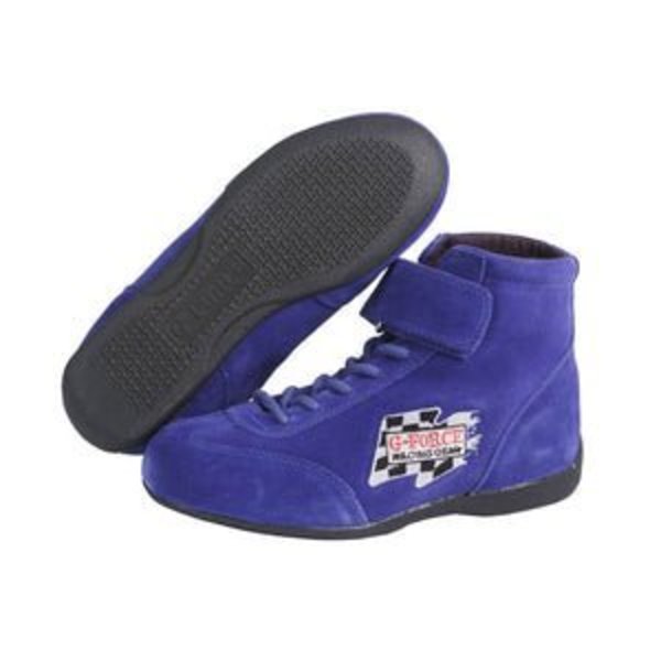 G-Force RACING APPAREL Mid Top Driver Shoes US Size 090 SFI 33A5 Rated Thermal Protective Performance 0 0235090BU